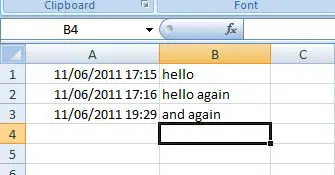 create an excel timestamp