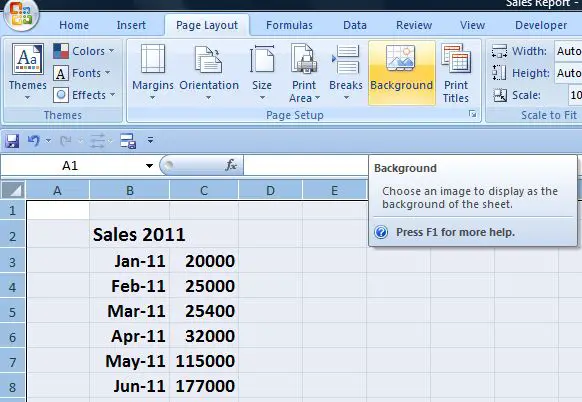 Add A Background Image or Pictures To An Excel Worksheet. - How To ...