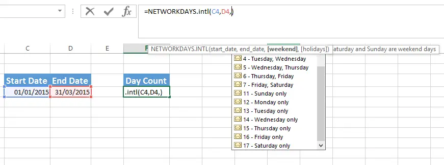 How To Calculate End Date In Excel Including Weekends Haiper