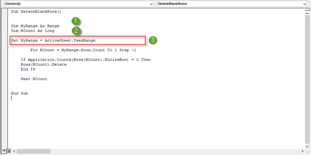 Macro To Delete All Blank Rows In Excel