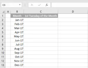 Formula Friday - Calculate The Date Of The Nth Weekday Of The Month ...