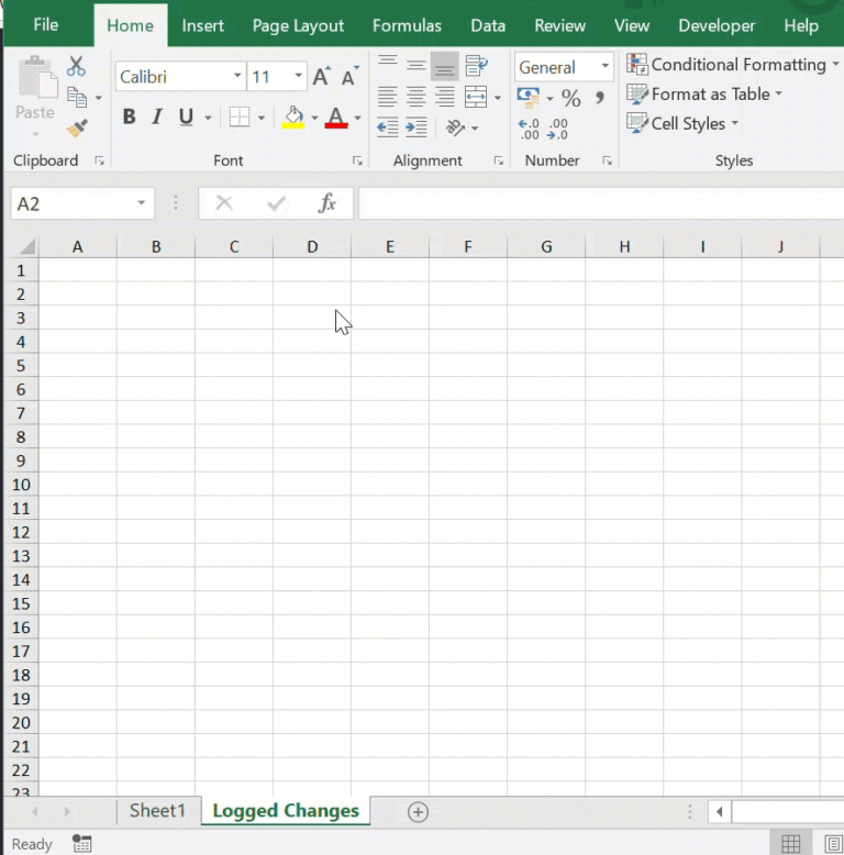 How To Write An Excel Macro To Log Changes To An Excel Workbook - Macro ...