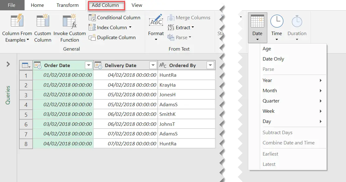 How To Convert Date Formats In Get And Transform/Power Query