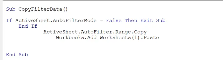 Write A Macro To Copy Filtered Rows To A New Excel Workbook - How To ...