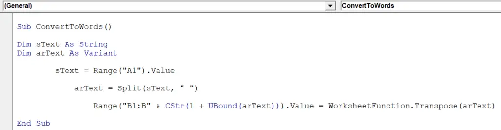 split-a-sentence-into-words-with-an-excel-macro