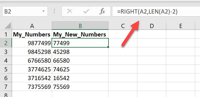 Delete The First Two Digits In My Cells How To Excel At Excel