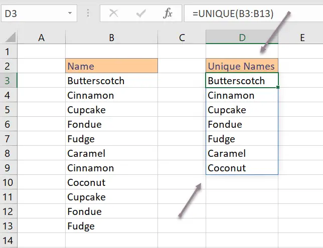 The Unique Function In Excel How To Excel At Excel