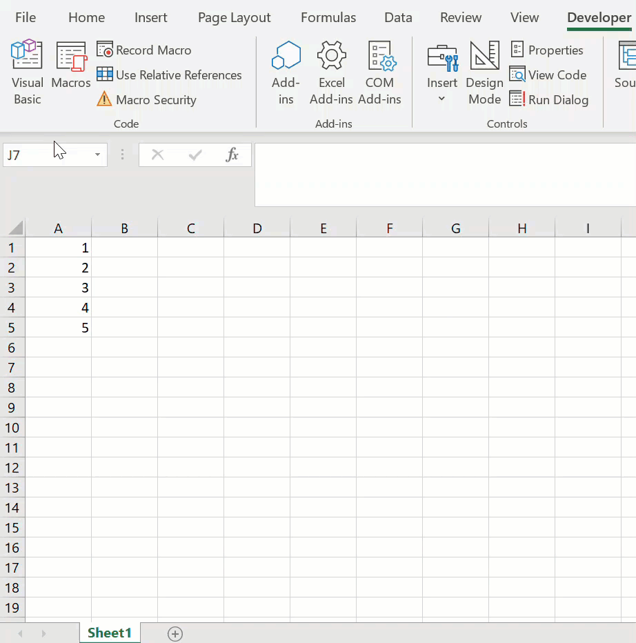 Excel VBA macro Insert blank rows