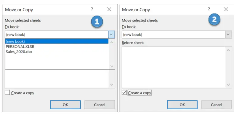 copy or duplicate a worksheet into a new workbook in excel