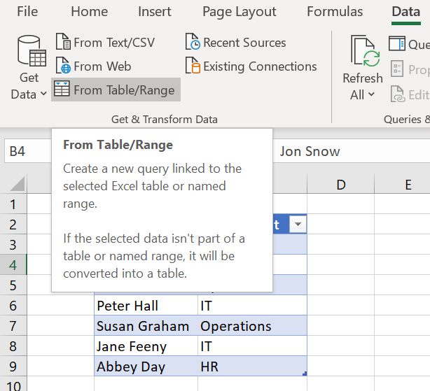 remove duplicates with power query