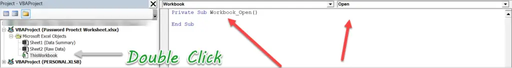 password protect an individual worksheet in excel