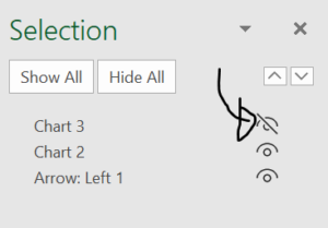 Show Or Hide Objects In Excel Using The Excel Selection Pane