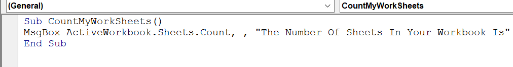 count-worksheets-in-excel-macro-solution