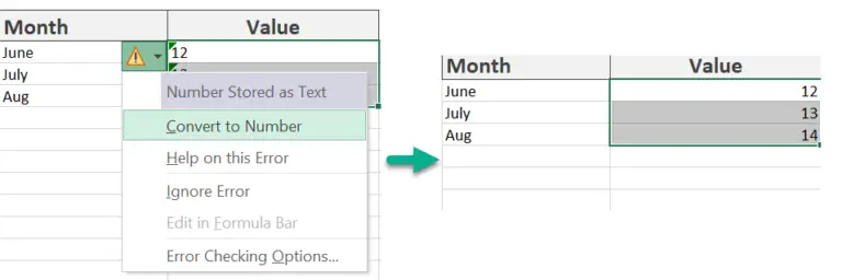 How To Convert Text To Numbers Macro