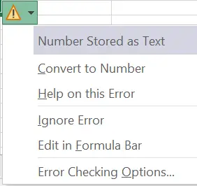 convert text to numbers